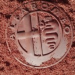 3D Stemma Alfa Romeo ralizzato su legno di pero al cnc 20 per 20